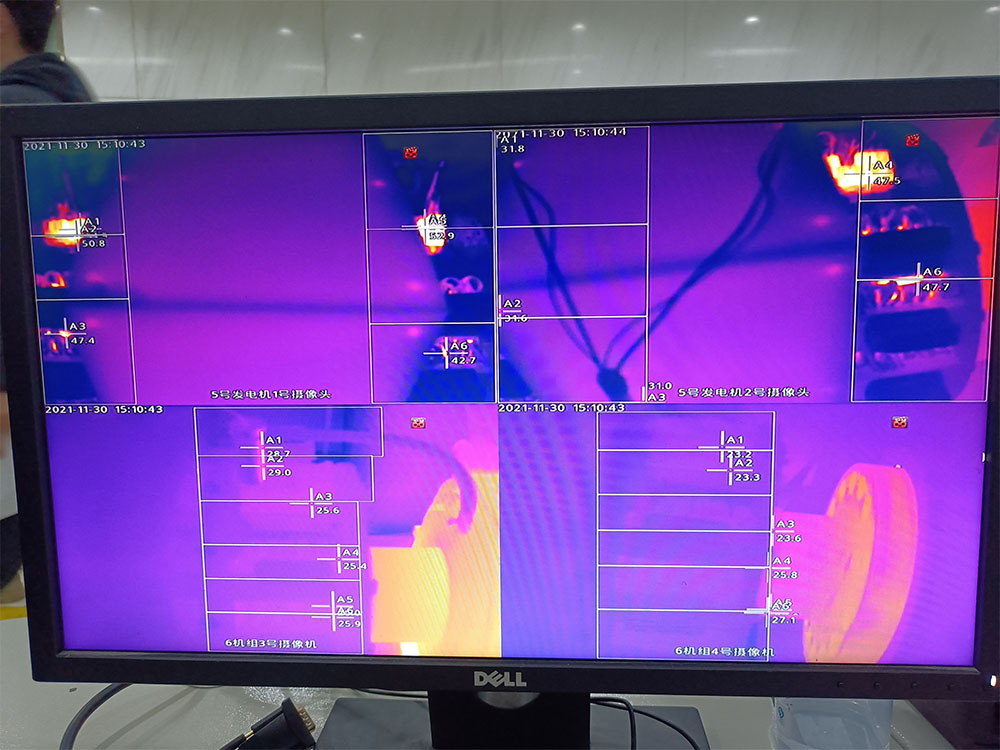 浙江浙能溫州發(fā)電有限公司5、6號機組加裝發(fā)電機碳刷紅外熱成像智慧分析系統(tǒng)